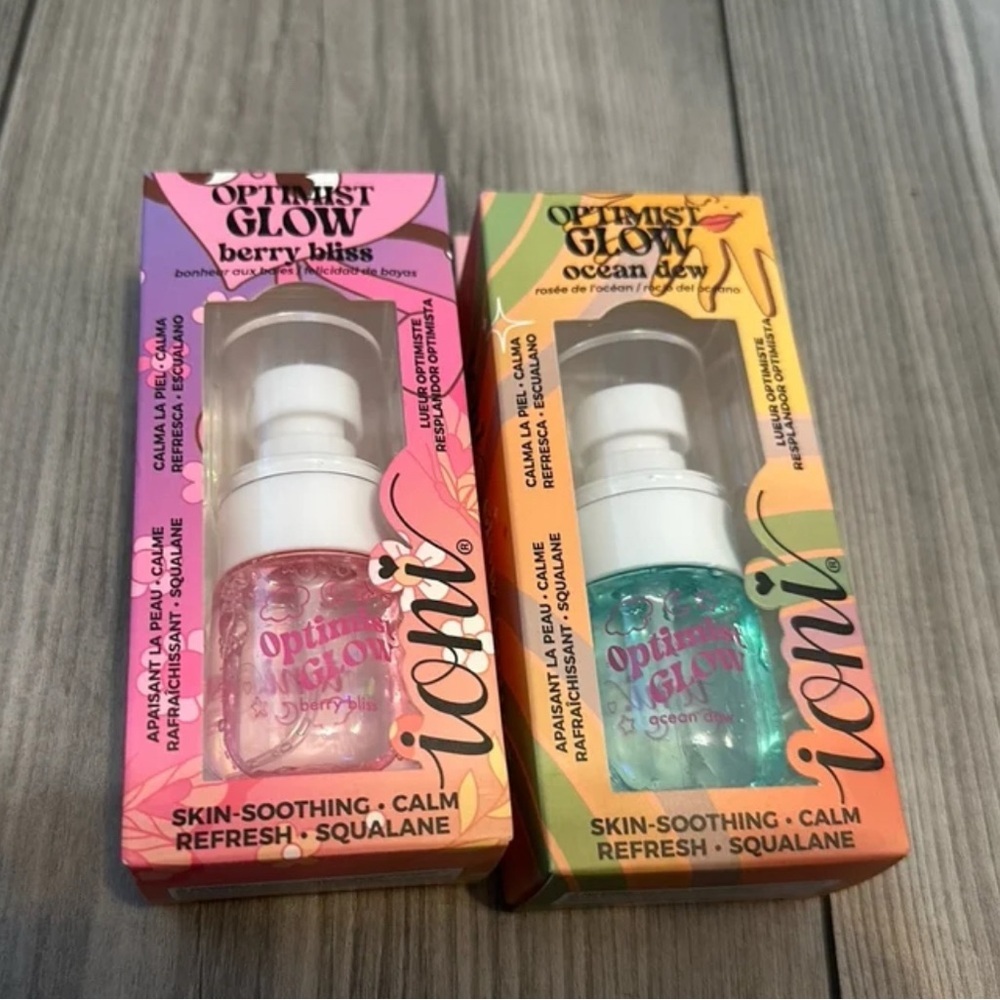 Ioni Optimist Glow Refreshing Sprays with Squalene Ocean Dew and Berry Bliss